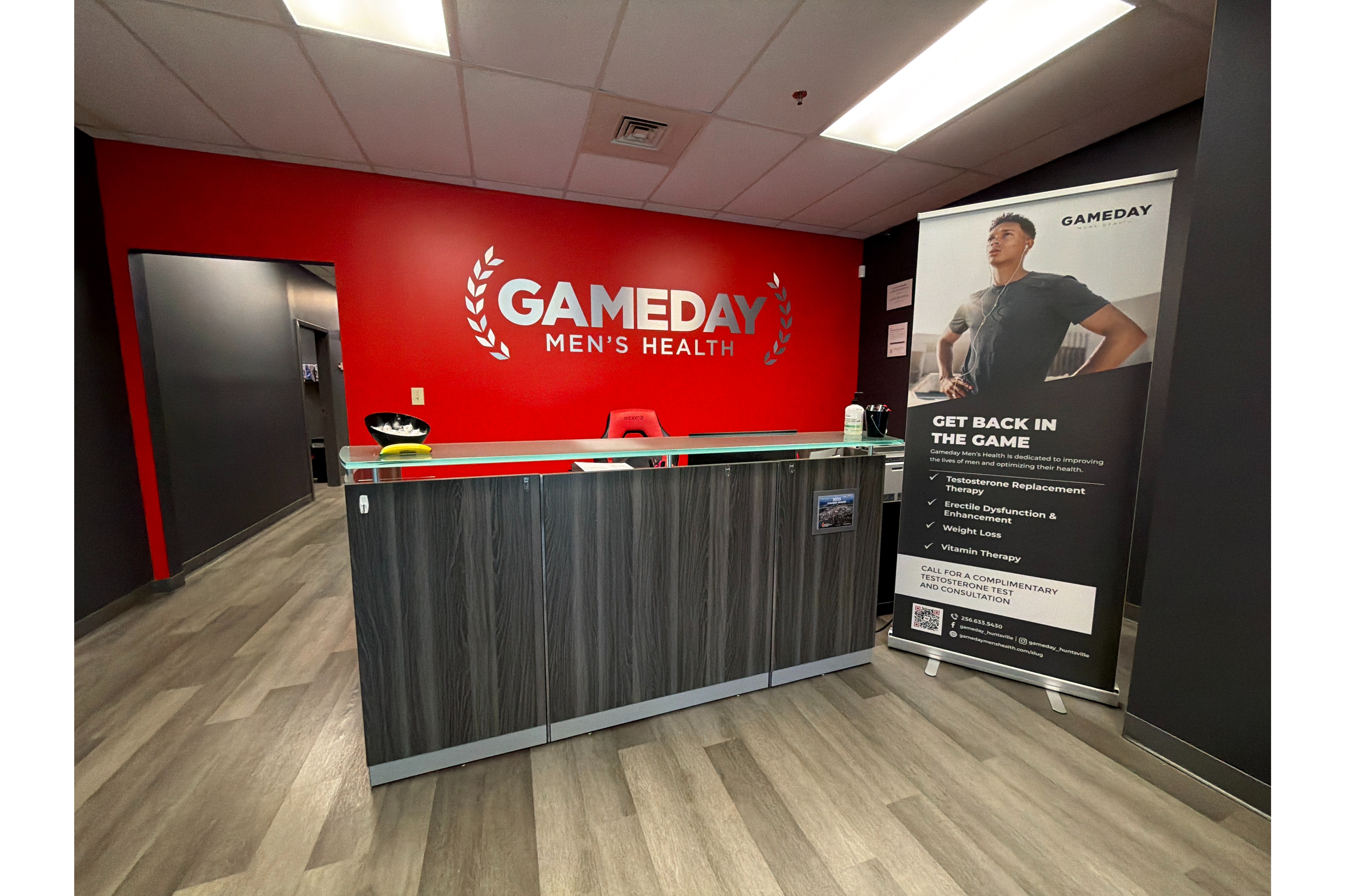 Gameday Men's Health Clinic Huntsville Interior, a TRT Clinic in Madison, AL
