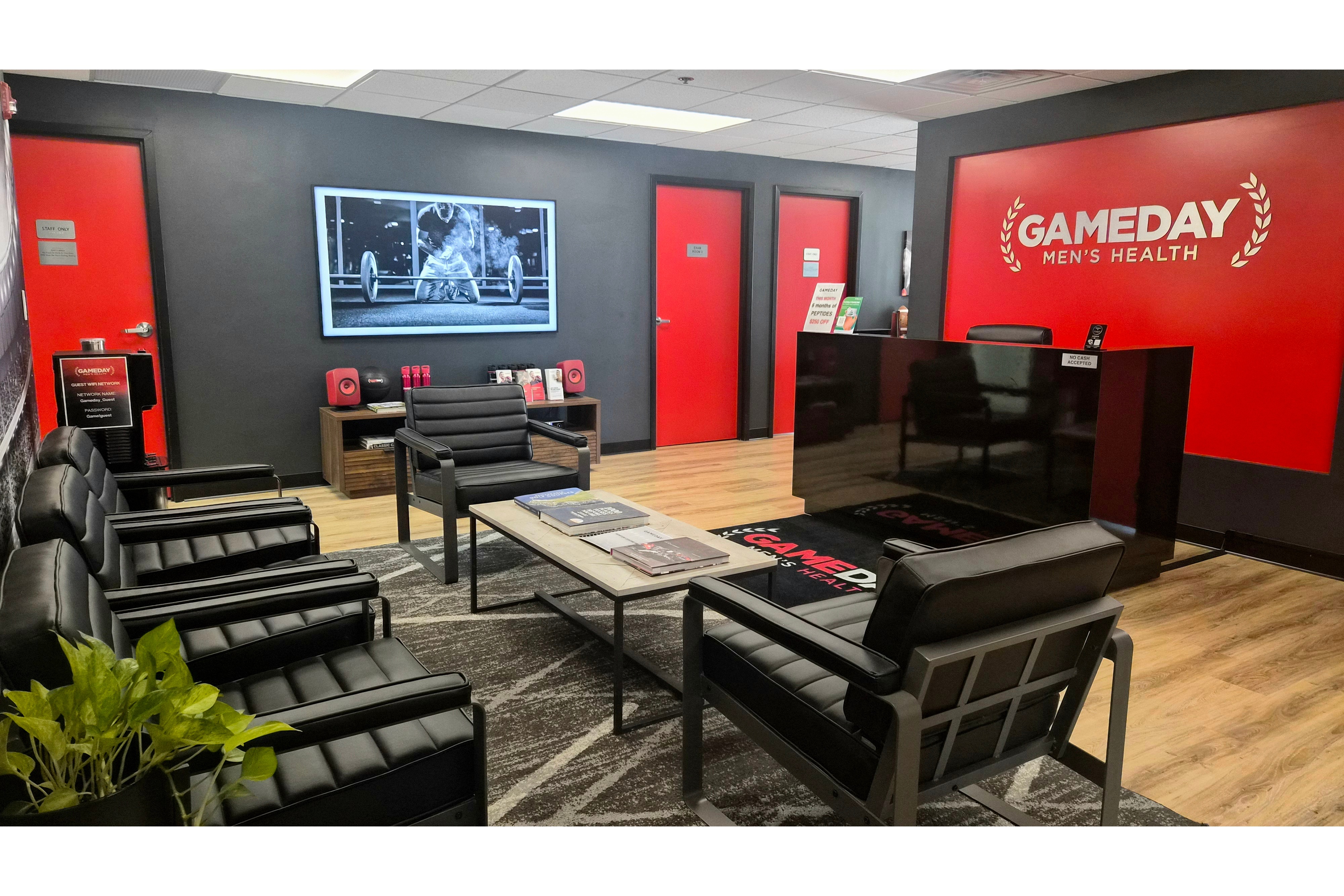 Gameday Men's Health Clinic Newton Centre Interior, a TRT Clinic in Newton Centre, MA