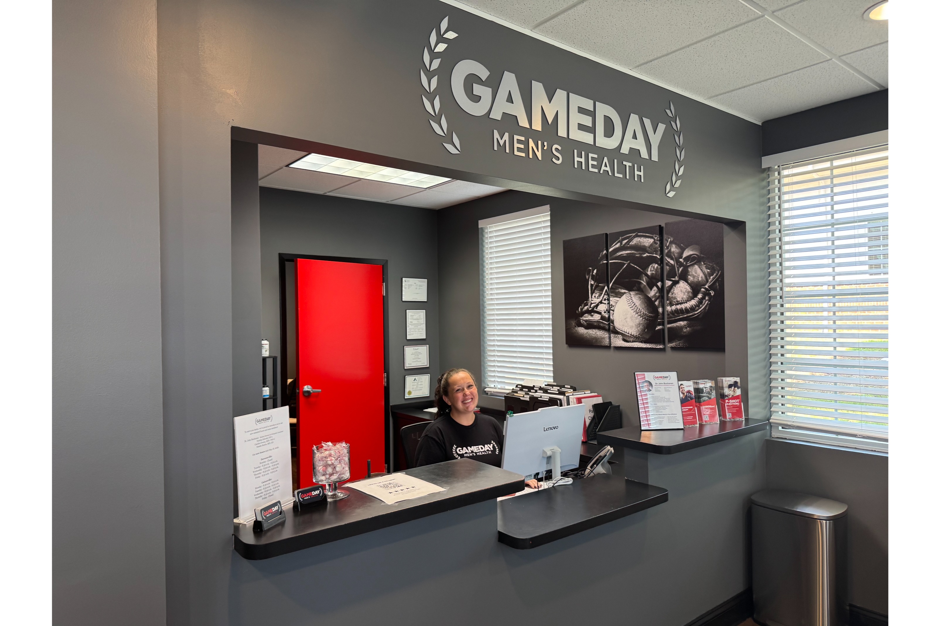 Gameday Men's Health Clinic Dawsonville Interior, a TRT Clinic in Dawsonville, GA