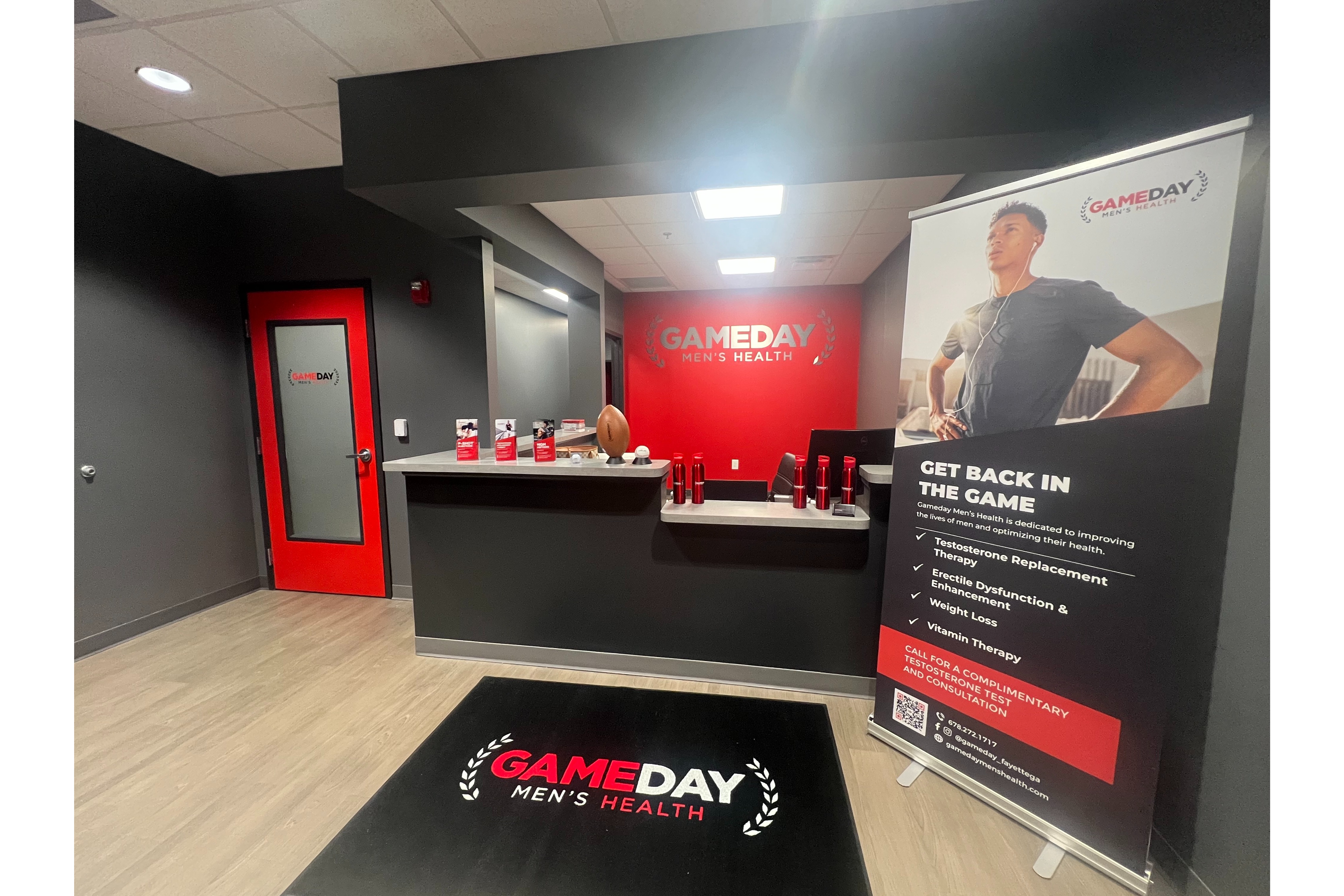 Gameday Men's Health Clinic Fayetteville Interior, a TRT Clinic in Fayetteville, GA