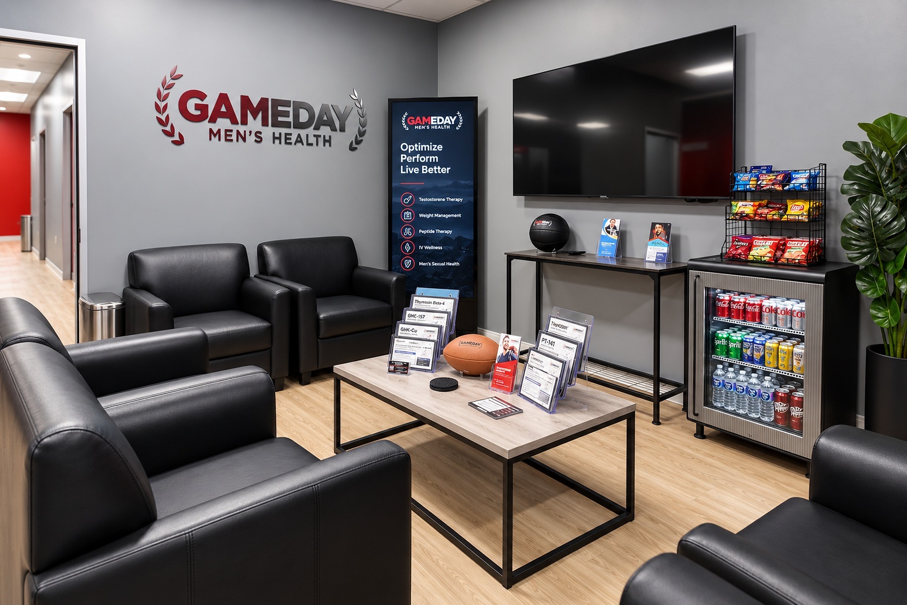 Gameday Men's Health Clinic Cedar Park Interior, a TRT Clinic in Cedar Park, TX