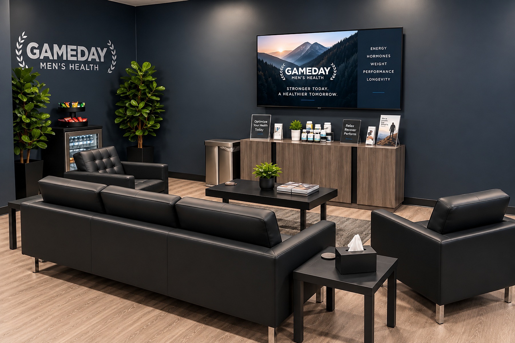 Gameday Men's Health Clinic Cherry Creek Interior, a TRT Clinic in Denver, CO