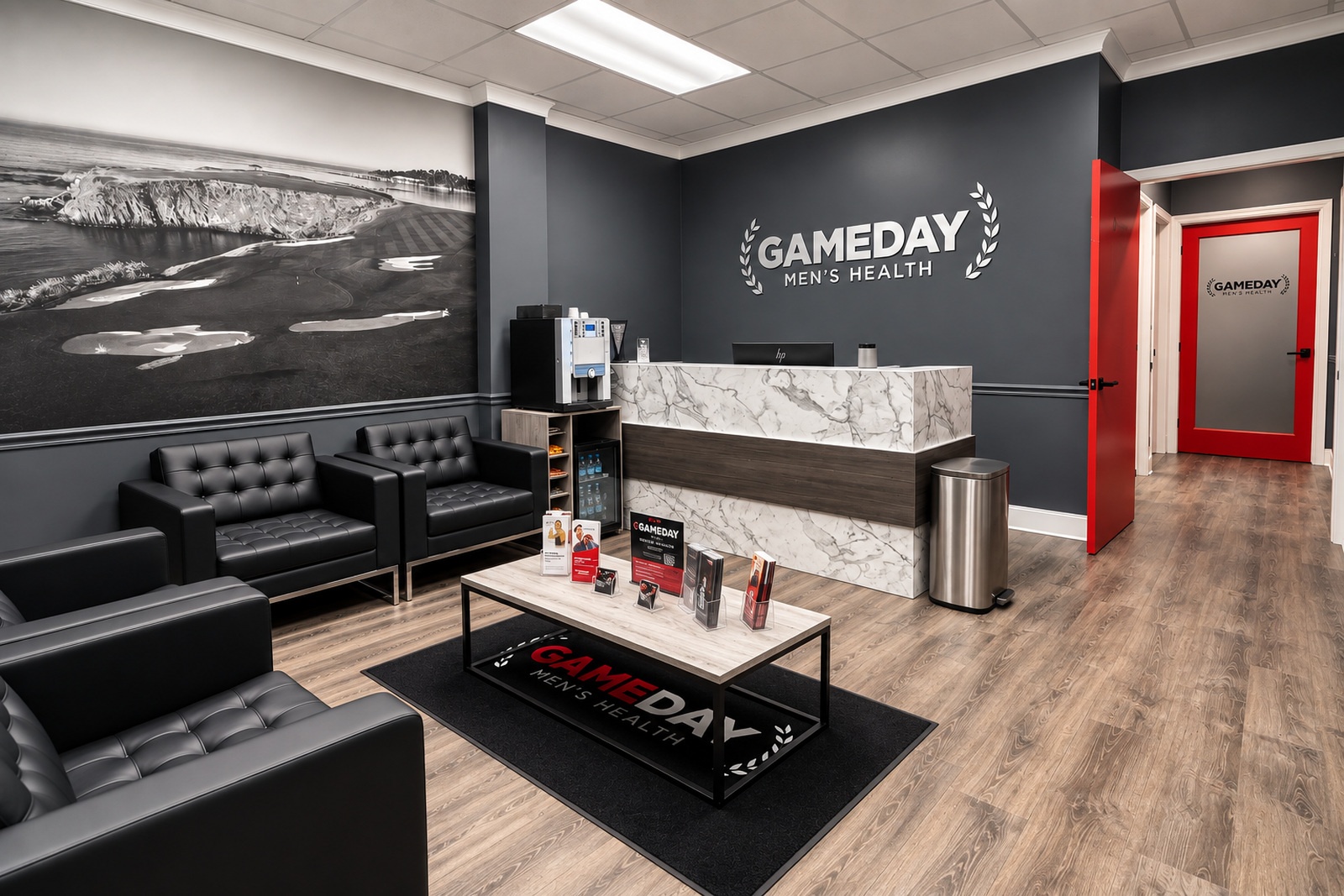 Gameday Men's Health Clinic Weston Interior, a TRT Clinic in Weston, FL