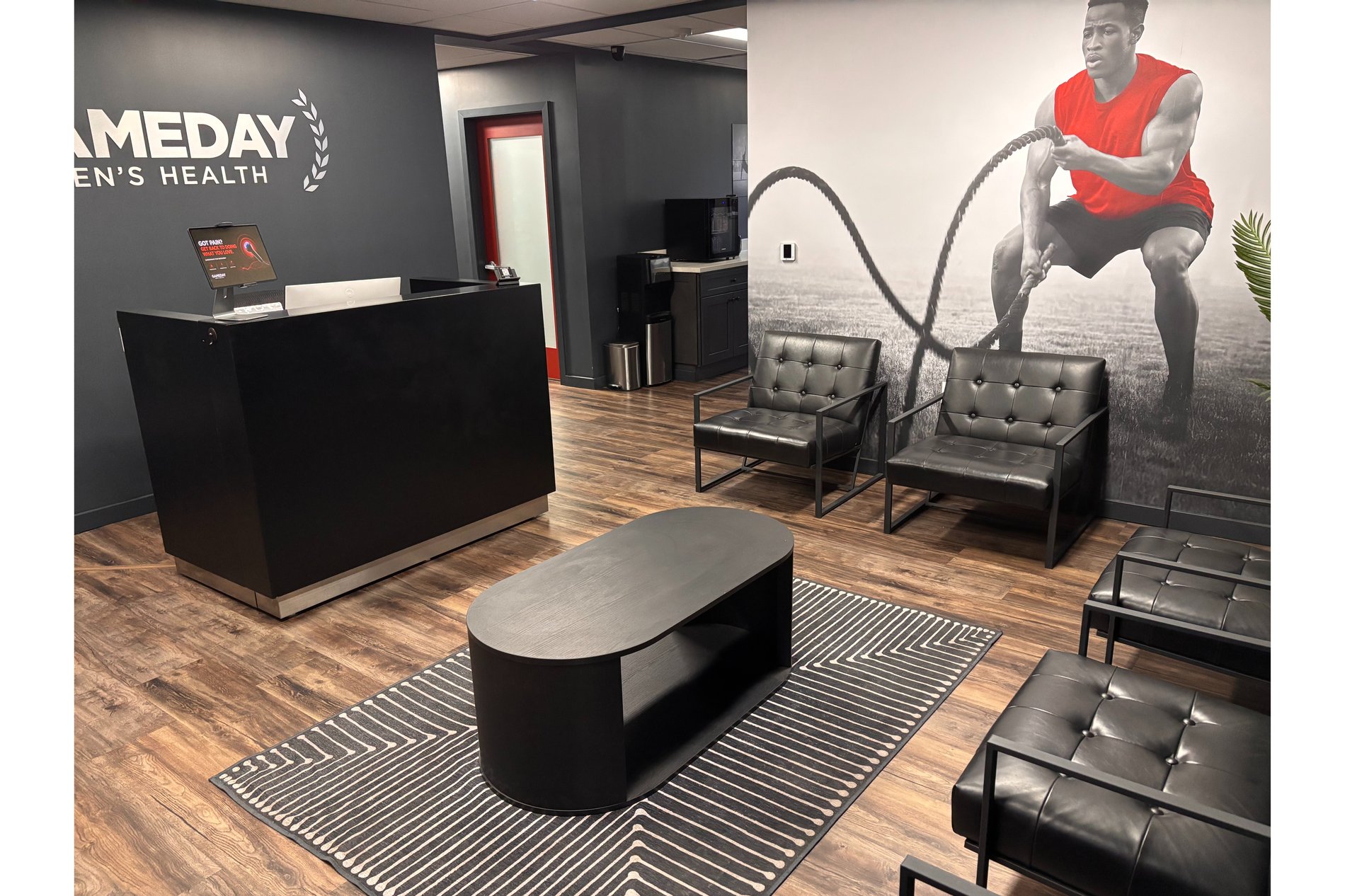 Gameday Men's Health Clinic Oakland Interior, a TRT Clinic in Oakland, CA