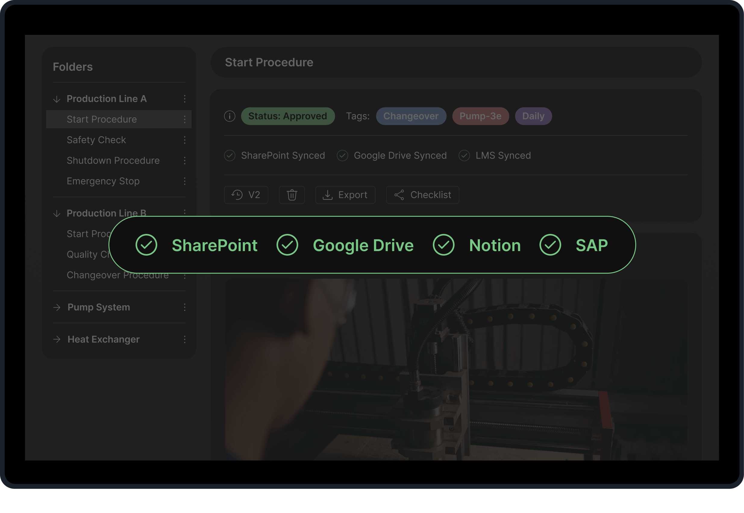 Mobile screen showing a kitchen with a virtual tour badge