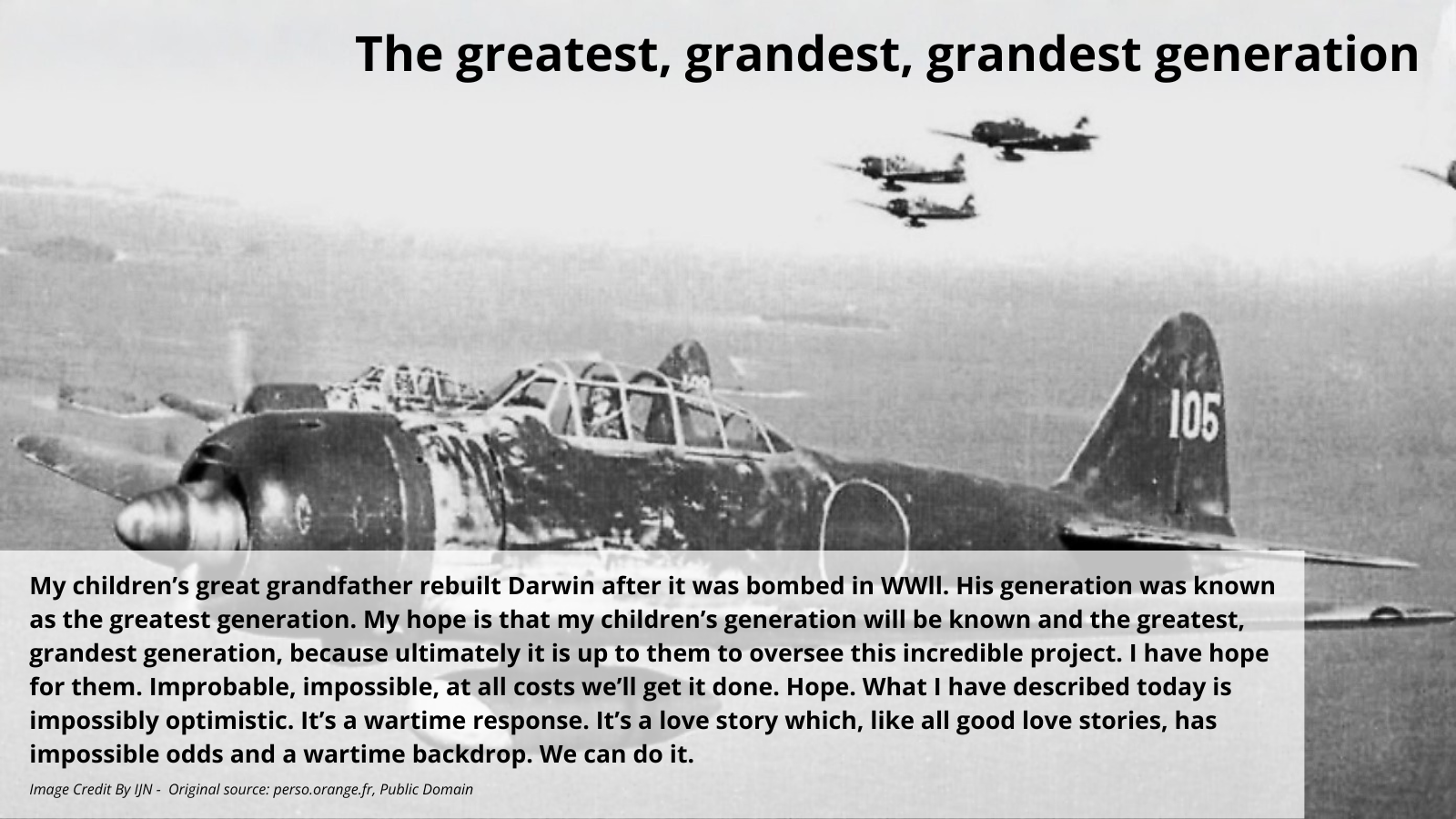 Japanese wartime fighter planes flying in formation