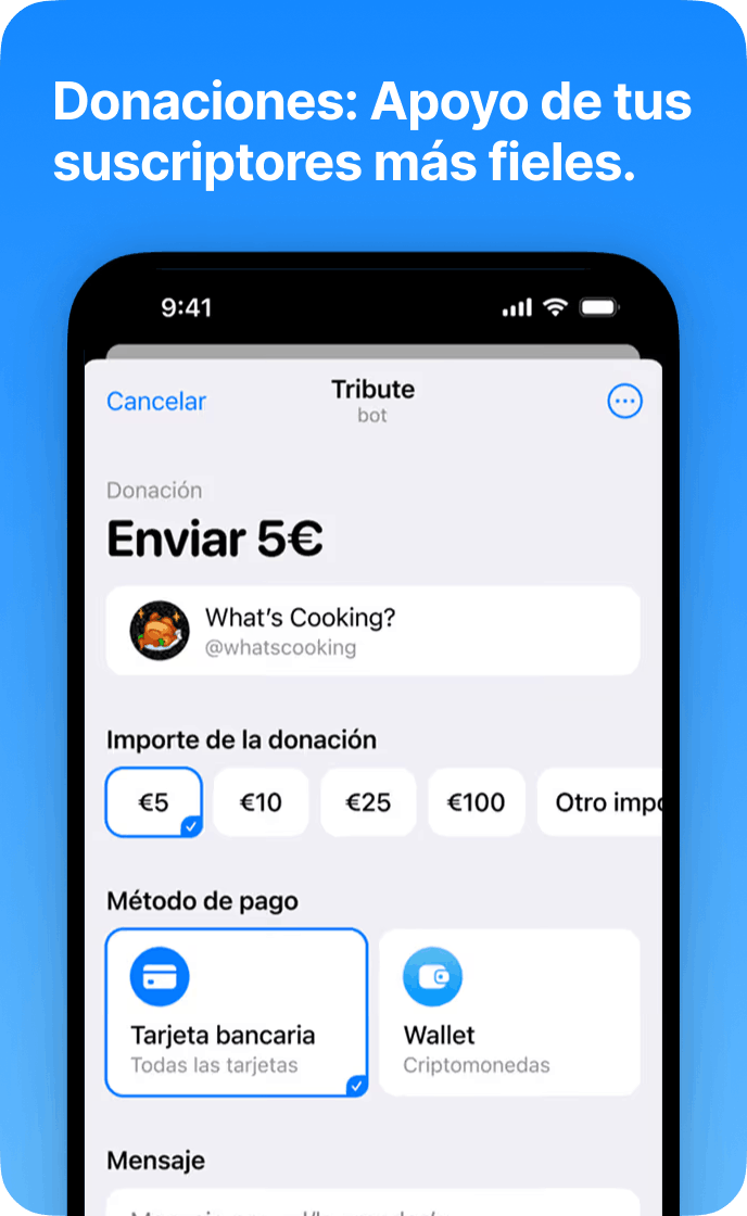 Donations: support from the most loyal subscribers