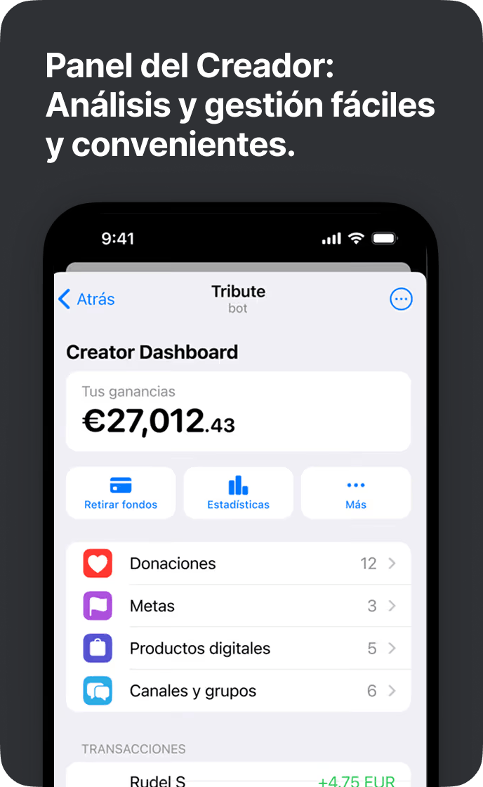 Creator Dashboard: convenient analysis and management
