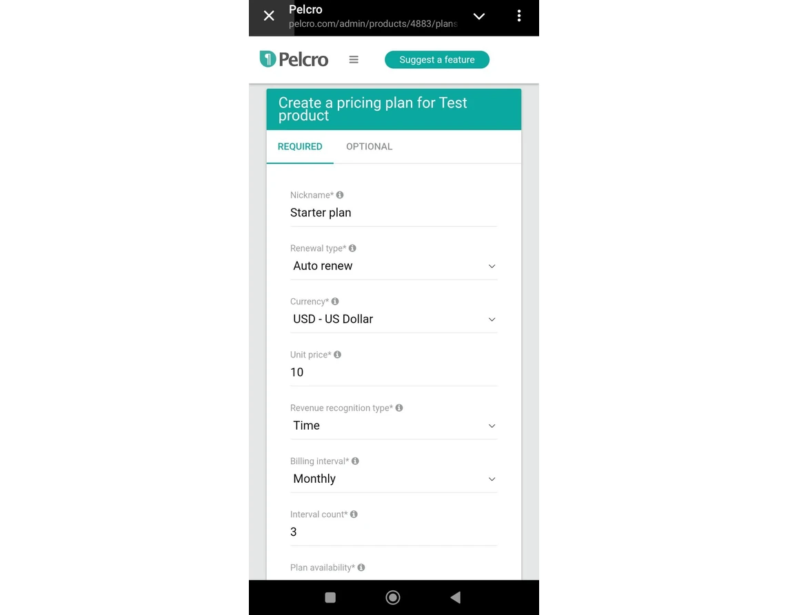 Pelcro subscription management platform with Telegram integration