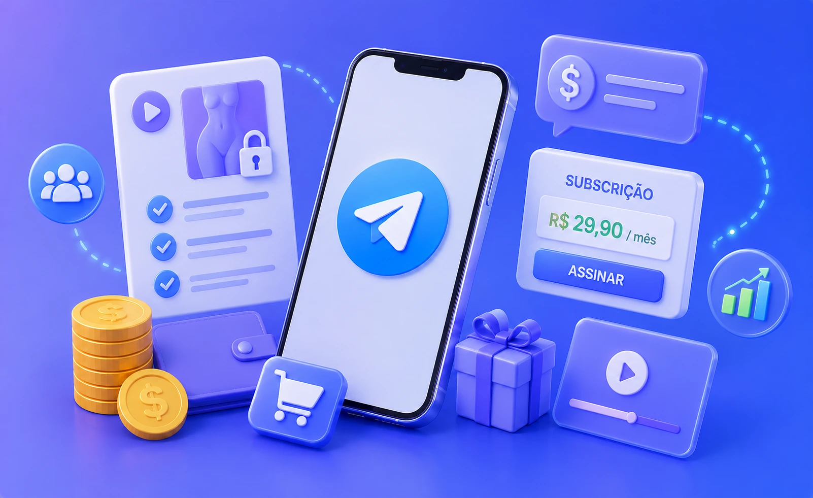 Como vender conteúdo no Telegram: guia completo para criadores