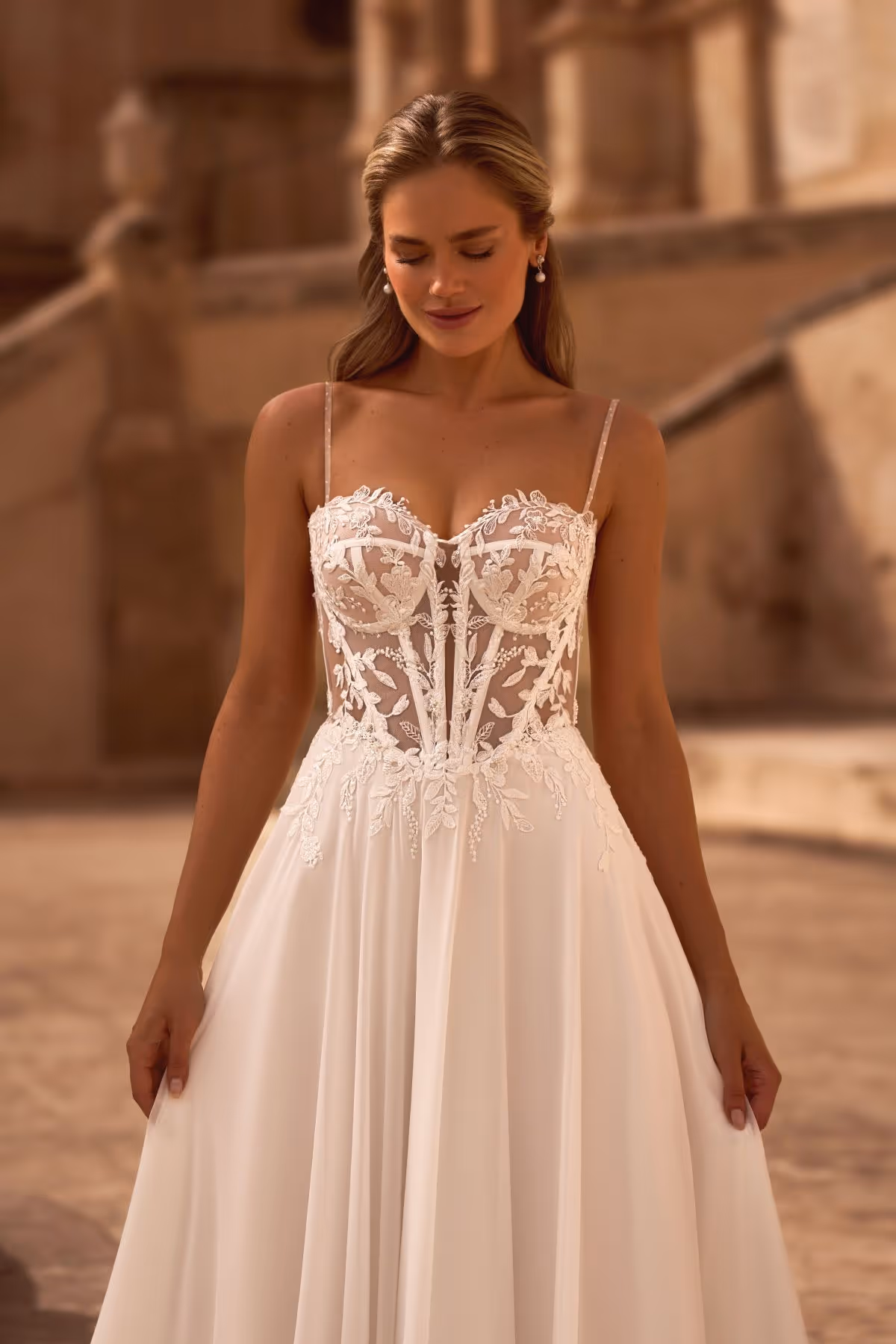 Brautkleid-Detail als Beleg für persönliche Beratung nahe Baden-Baden