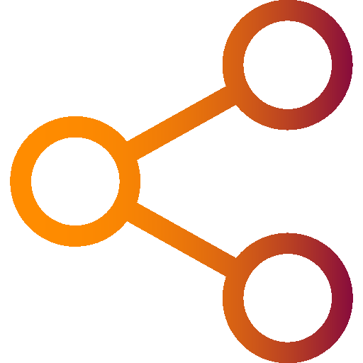 three dots connected 