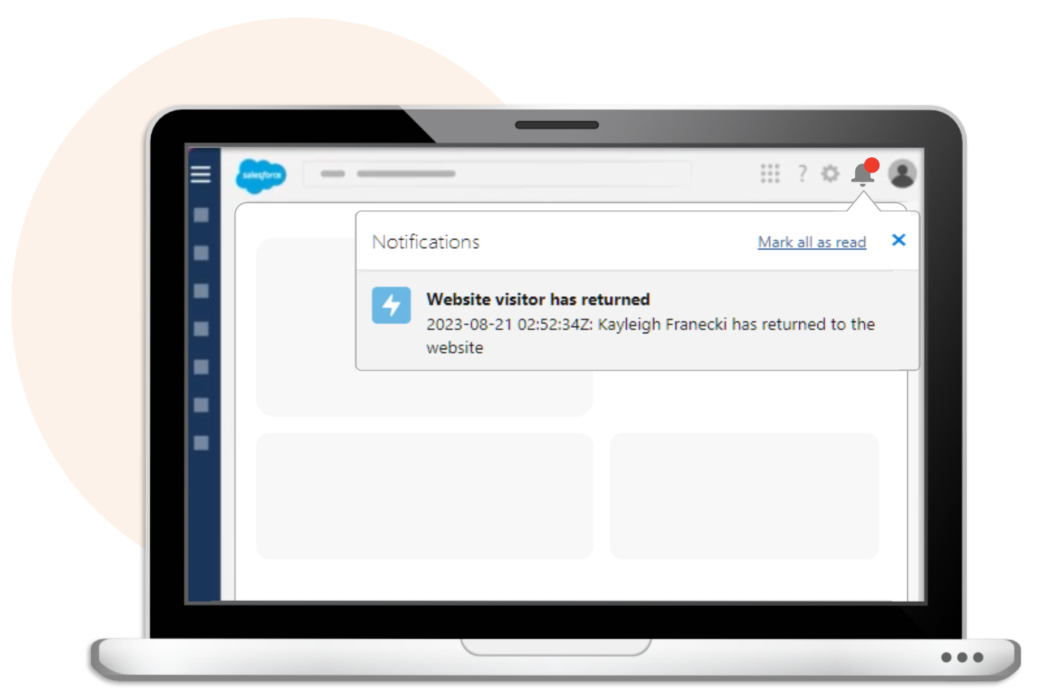  send2crm notification demo