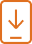 Orange Download Icon