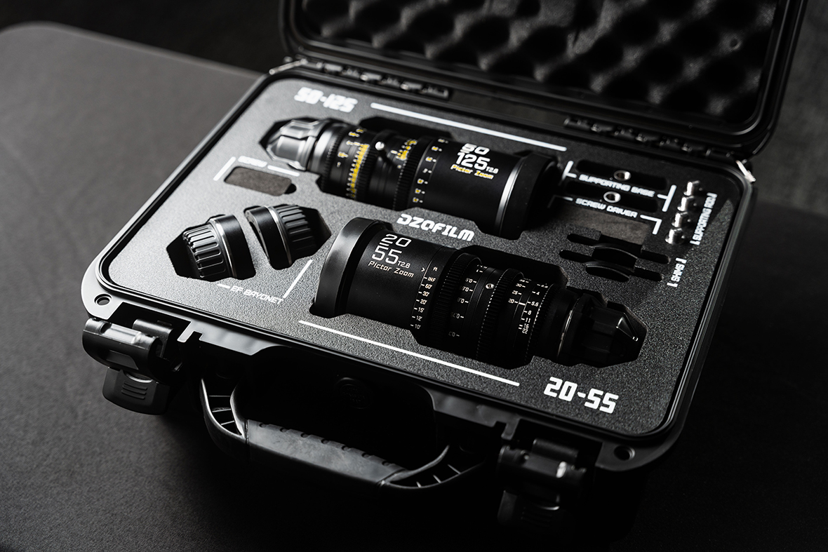 Pictor Zoom Lenses in case