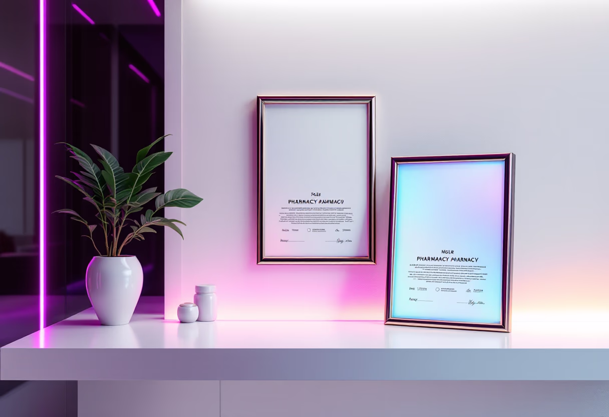 image of awards and certifications (for a pharmacy)