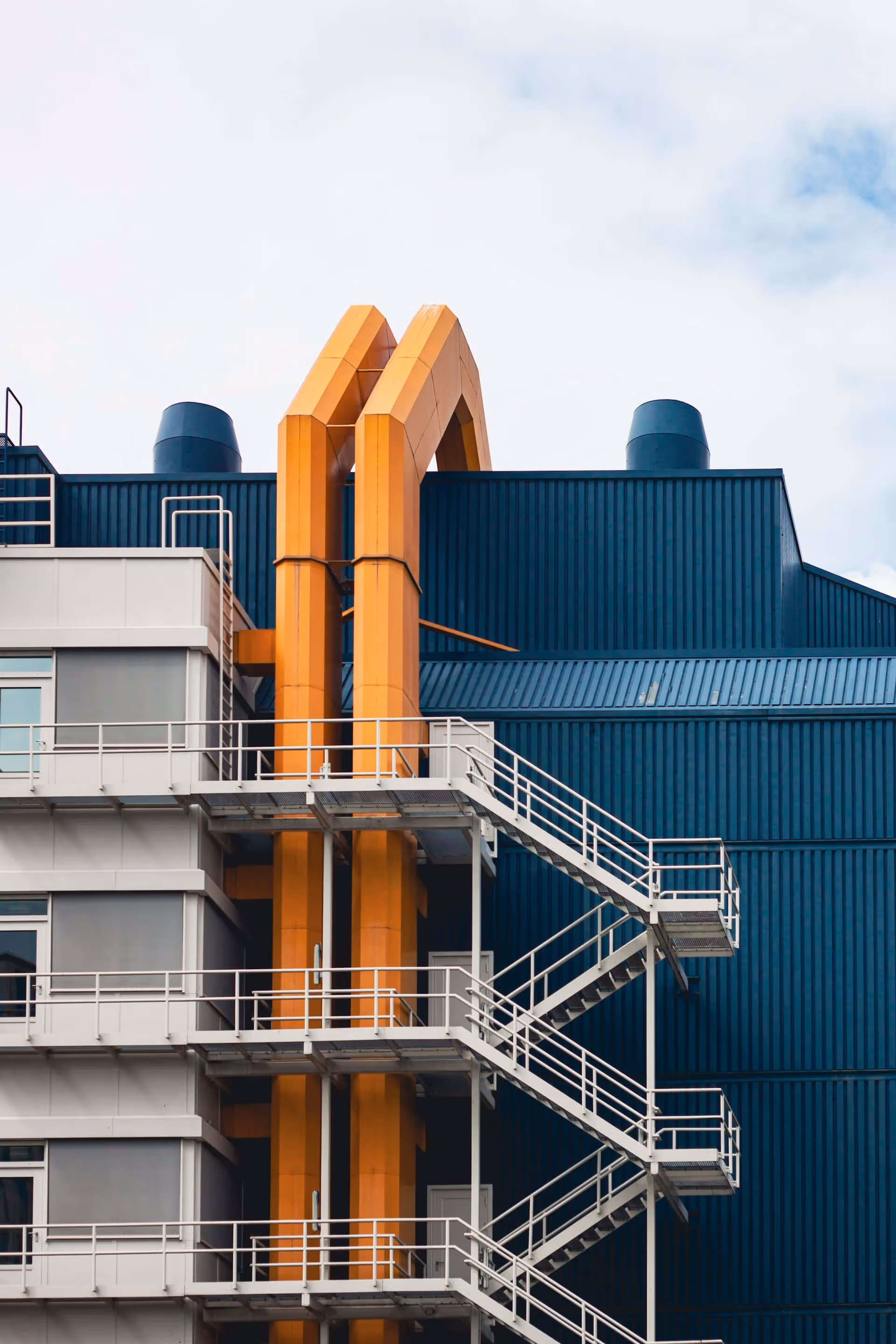 Modern manufacturing building