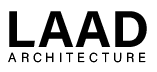 Logo LAAD Architecture en texte noir sur fond blanc.
