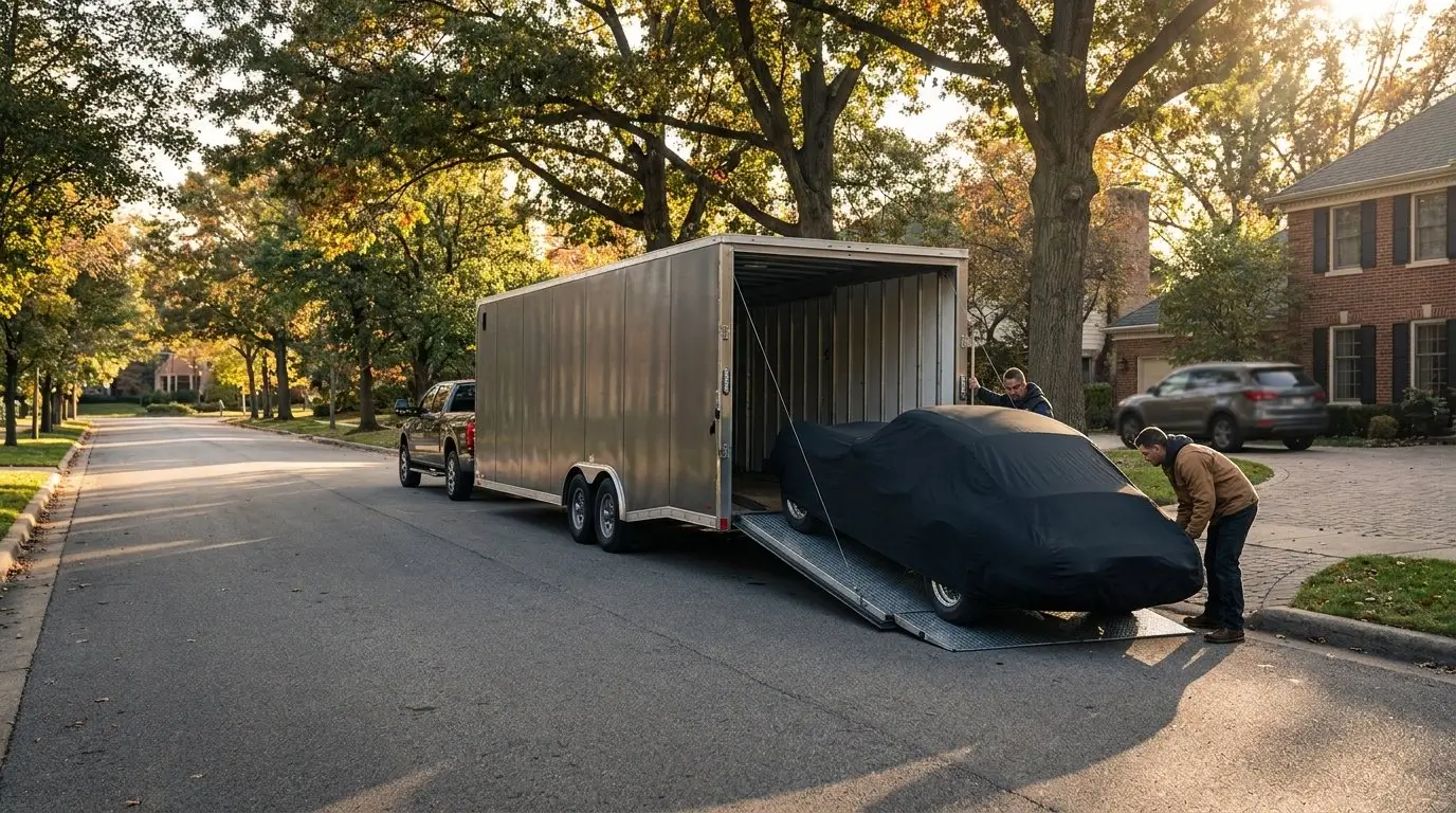 Winning the auction is the easy part. Here is how shipping a Bring a Trailer car actually works now that BaT sells transport itself.