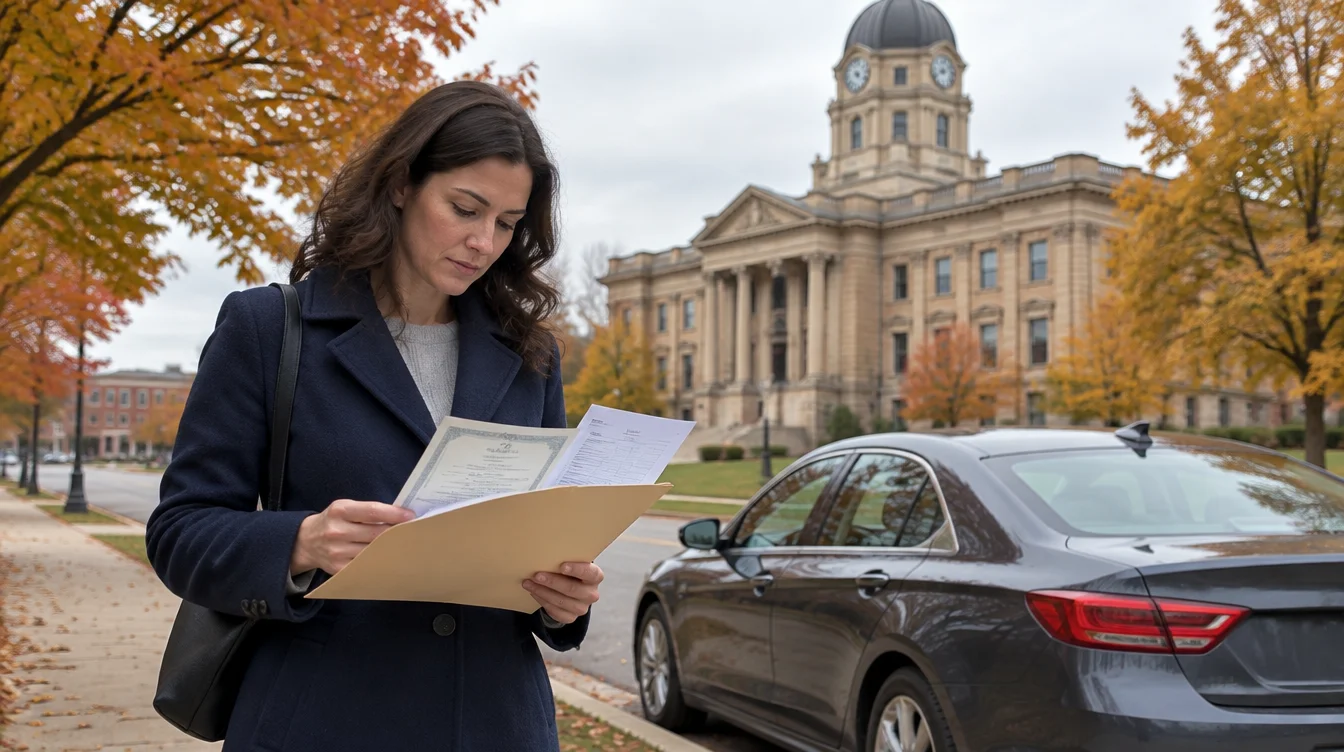 Ohio gives new residents 30 days to title and register a car from another state. Here are the steps in order and what to bring to each office.