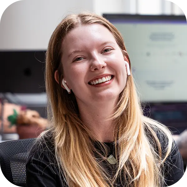 Veronika laughing
