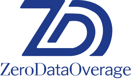 ZeroDataOverage company logo with stylized Z and D letters.