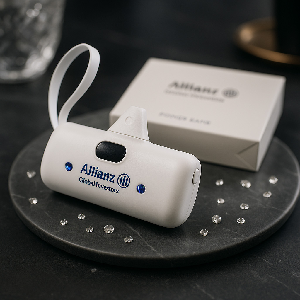 施華洛世奇貼鑽隨身電源展示