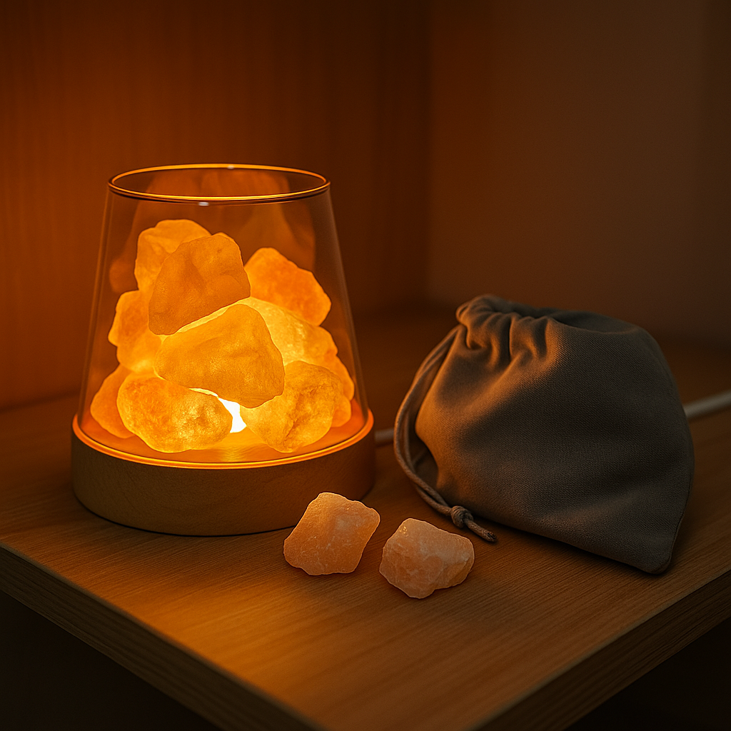 客製化香氛鹽燈成品照