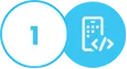Icon with number 1