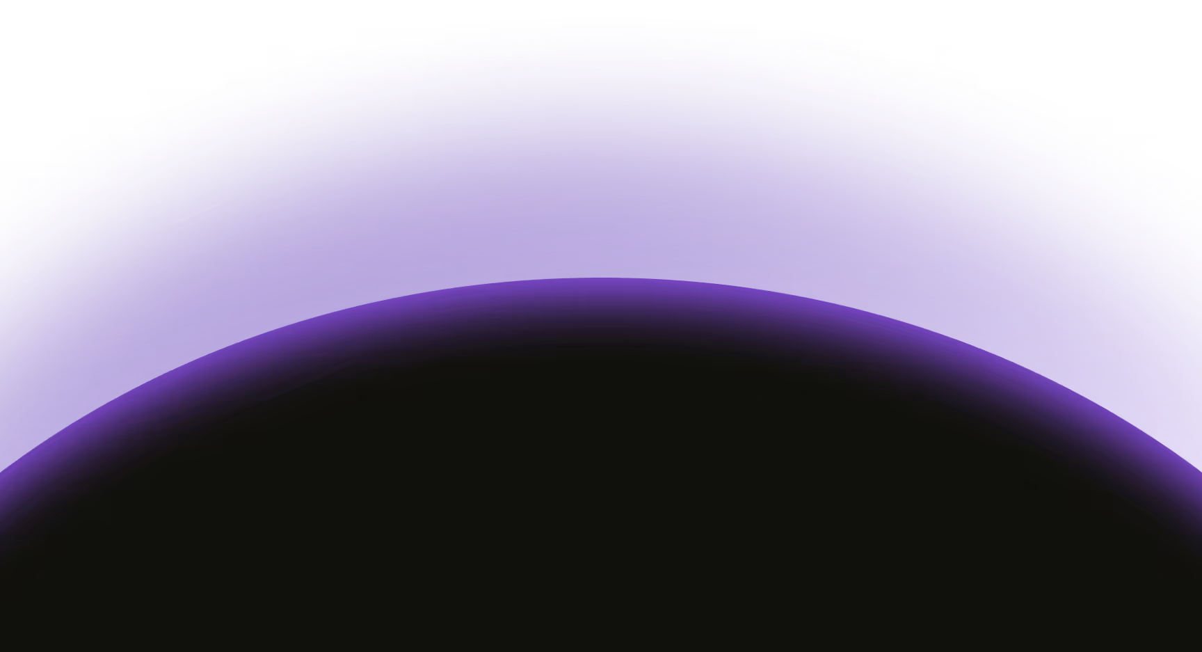 Purple and black gradient circle with glowing effect at the edges.