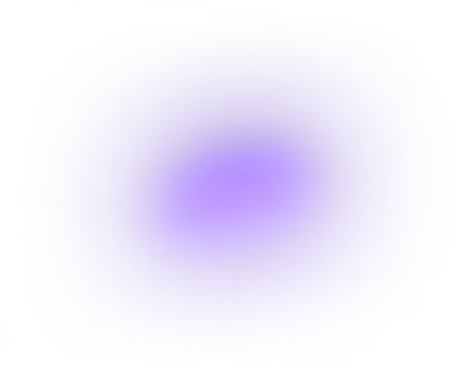 Abstract purple blurred oval shape with soft glowing edges on black background.