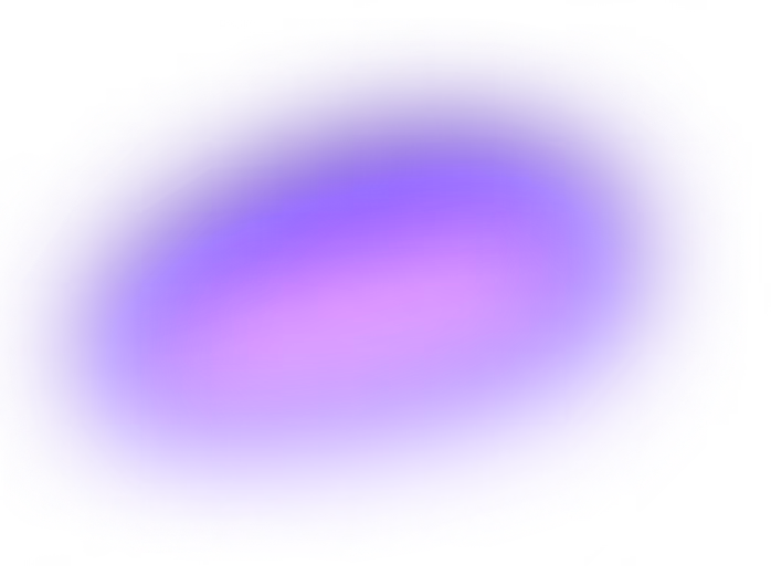 Purple light glow with blurred edges on a black background.