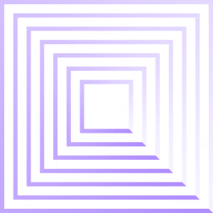 Concentric purple squares with black outline on a black background.