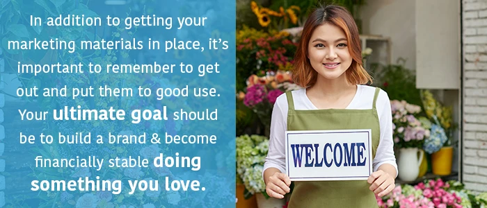 Having a unified brand can help you in networking your floral business.