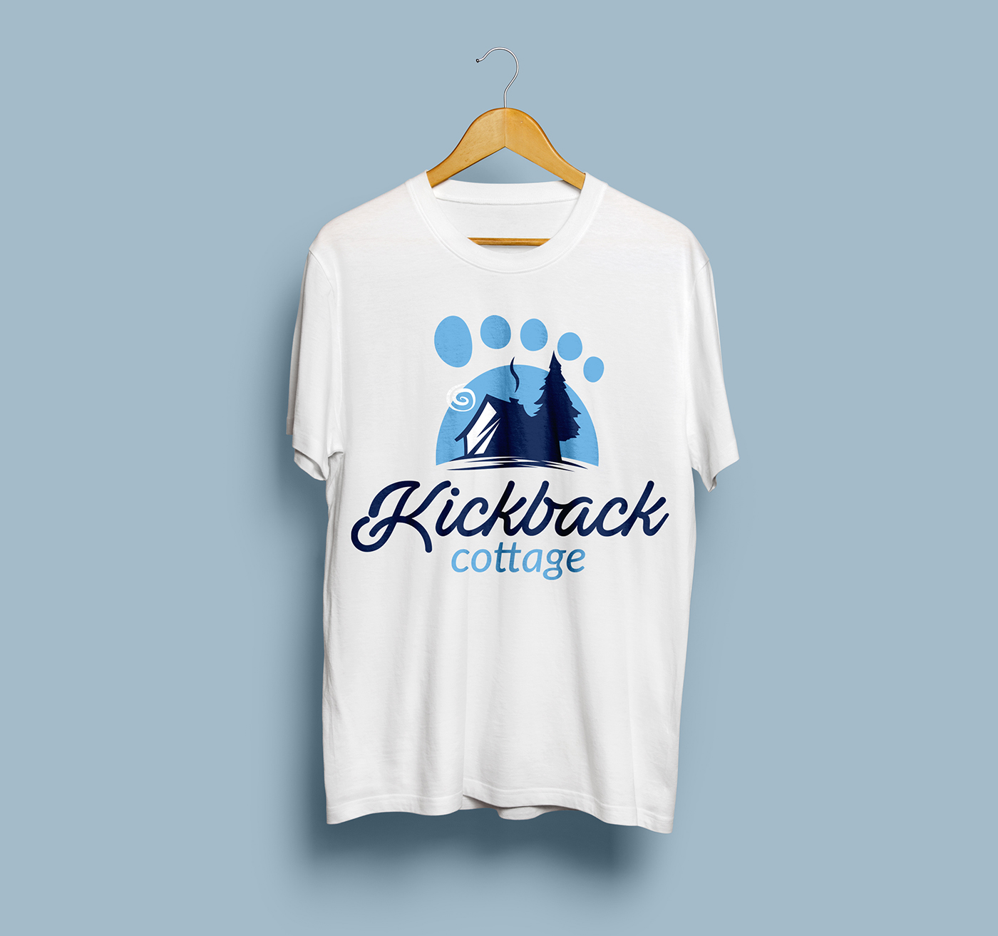 Kickback Cottage Vacation Rental TShirt Design