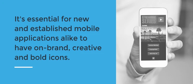 creative and bold icons