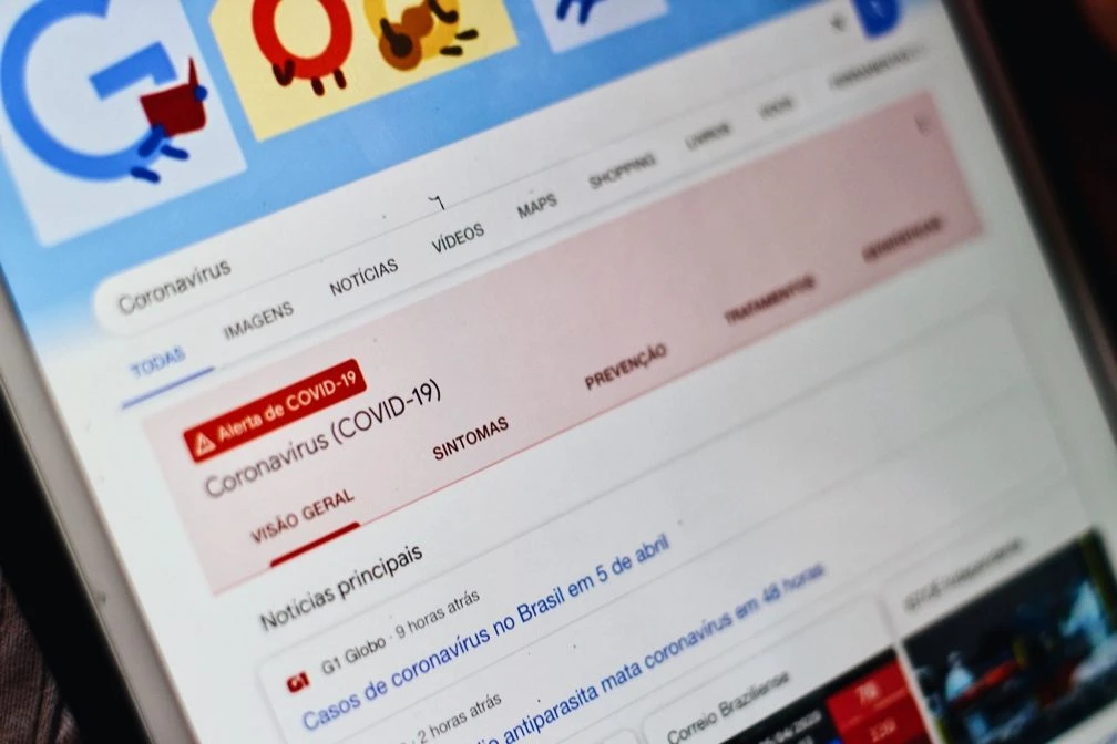 Google illustration on a google search