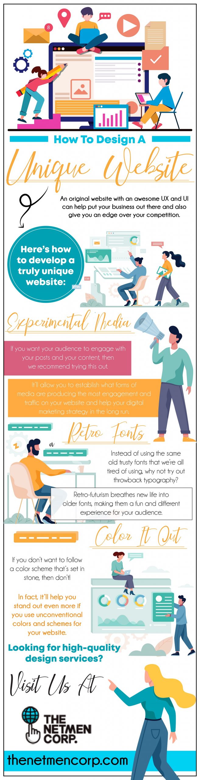 How to design a unique website