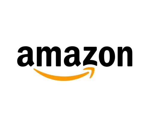 The Amazon logo has an arrow pointing from A to Z