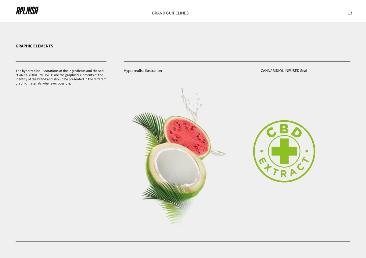 Custom illustration and icon design for brand guideline