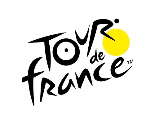 The Tour de France logo has a hidden cyclist