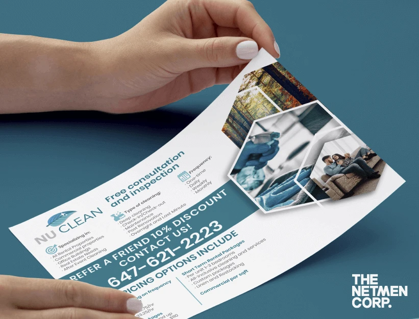 postcard design done by The NetMen Corp