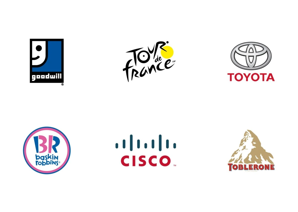 famous logos with hidden meanings and clever negative space examples