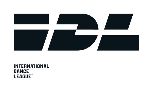 International Dance League logo with stylized letters IDL.