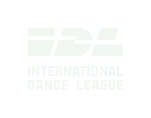 International Dance League logo with stylized letters IDL above the text.