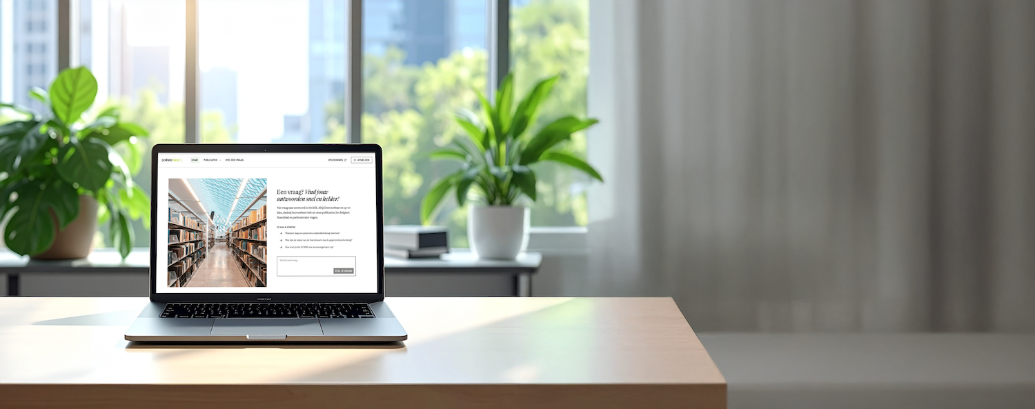 Schermafbeelding van de publicatiepagina van Politeia Lokaal met zoek- en filteropties op trefwoord, hoofdthema en subthema, en een overzicht van publicaties met boekcovers en details.