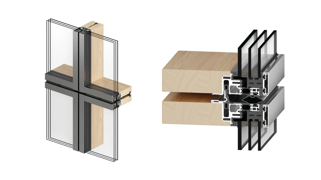 With the ELEMENT+ H-I wooden element façade, RAICO presents an innovative façade system that combines the requirements of modern architecture with consistent recyclability.