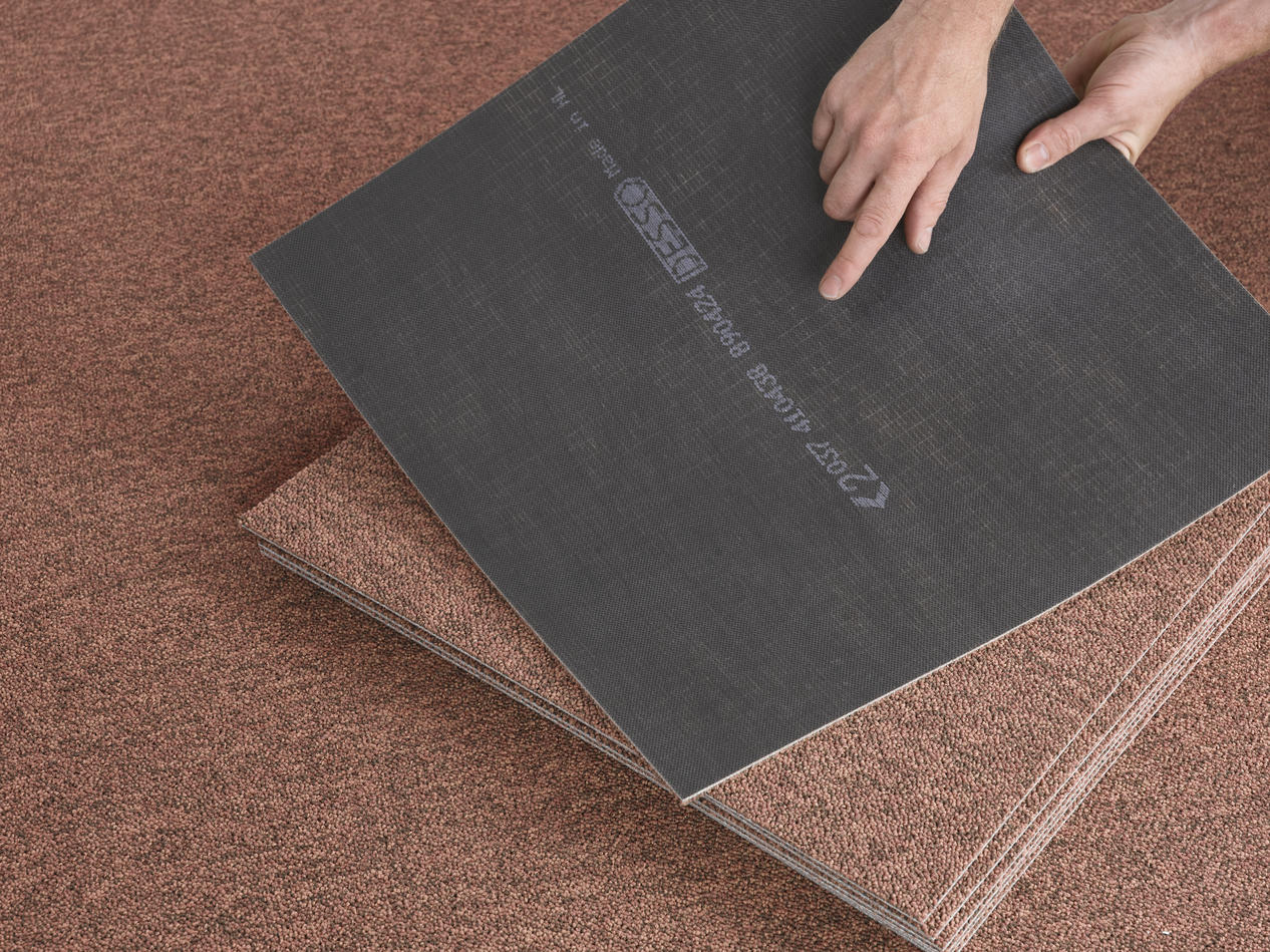 With the innovative EcoBase® carpet tiles, Tarkett shows how the circular economy works in practice.