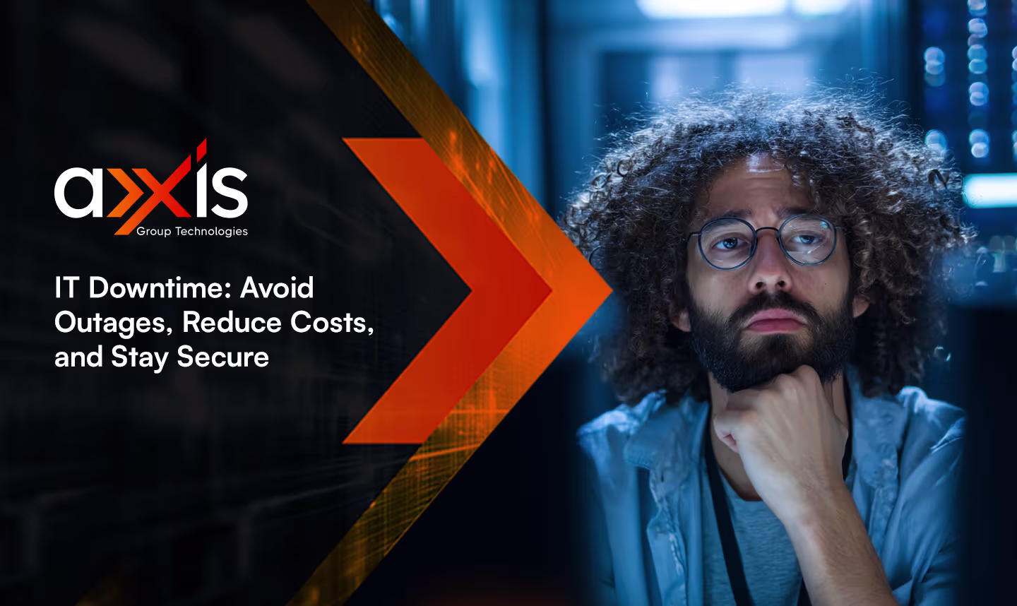 IT security agent working on his powerhouse software.