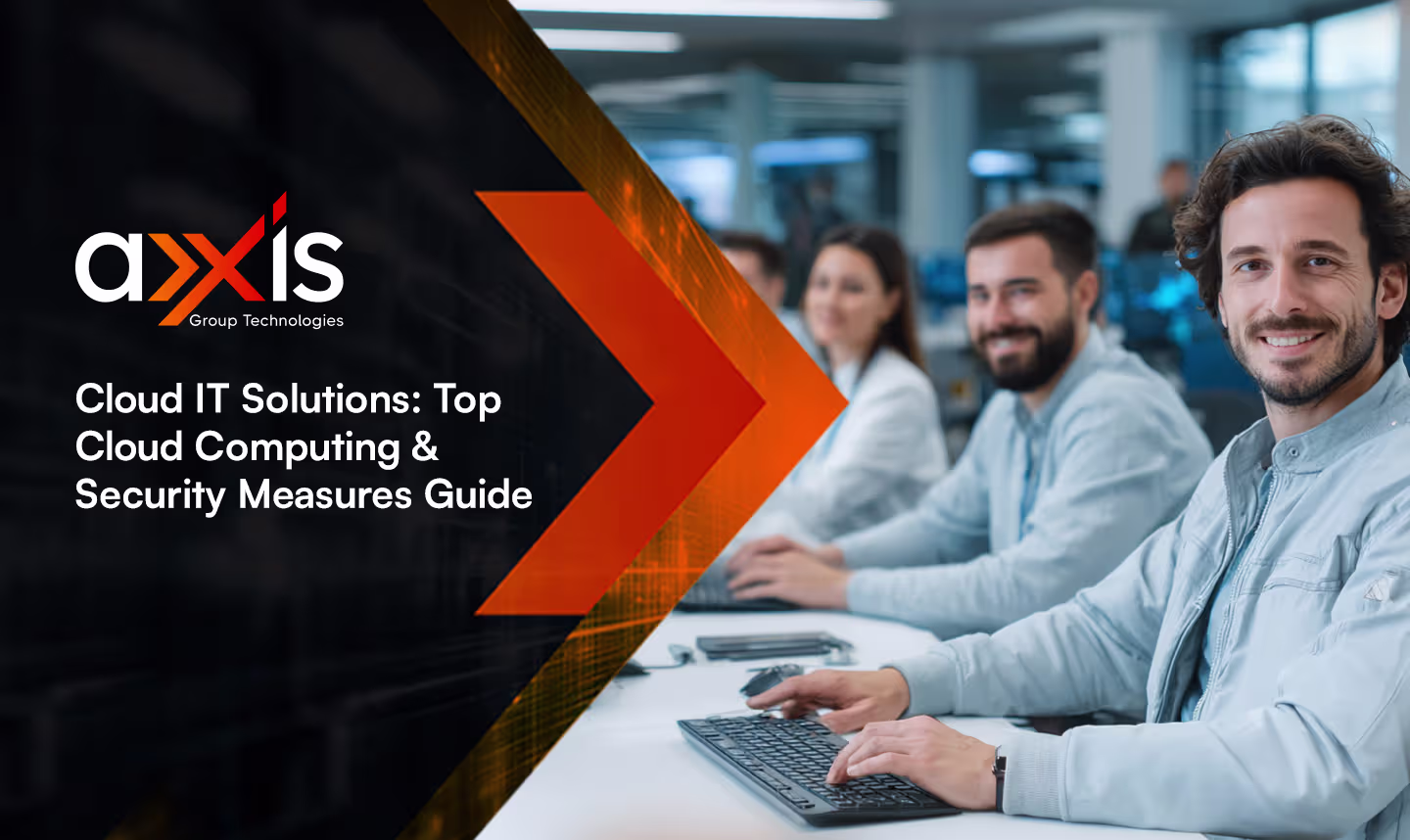 IT security agent working on his powerhouse software.